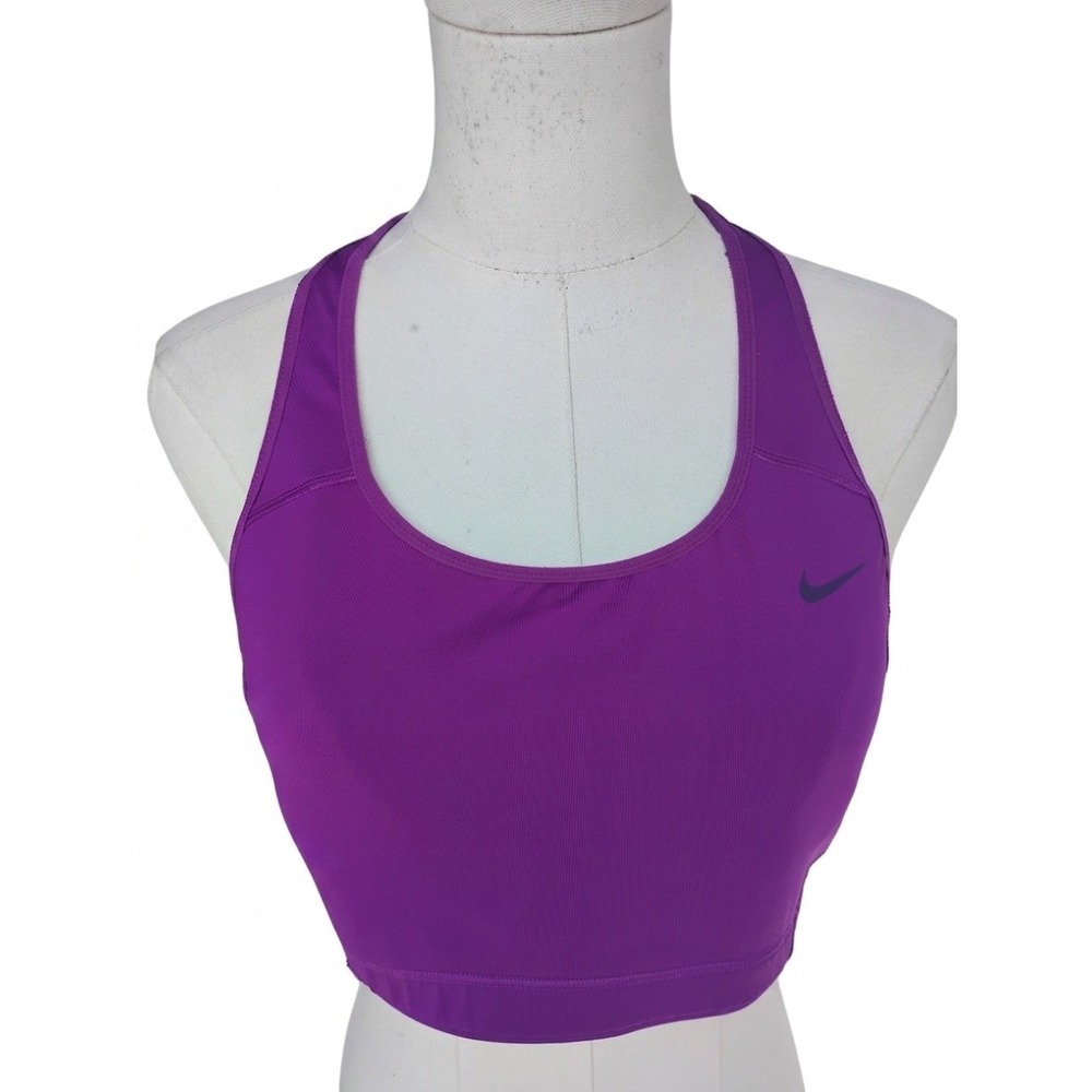 Nike Dri Fit Purple Athletic Sports Bra Size XL